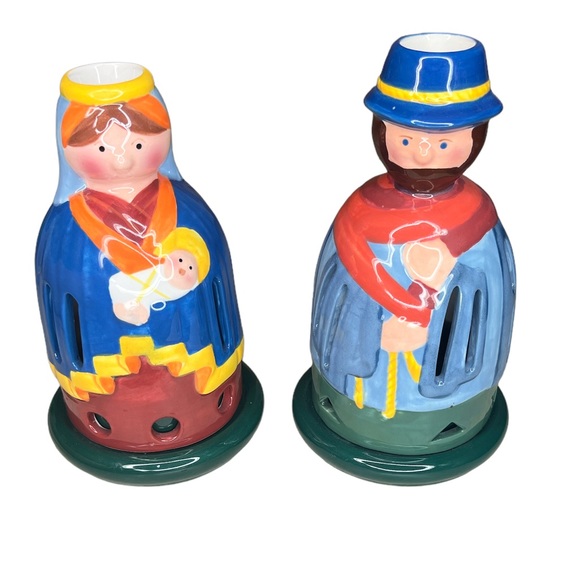 Villeroy & Boch Holiday Villeroy Boch Nativity Candle Holder Set Poshmark